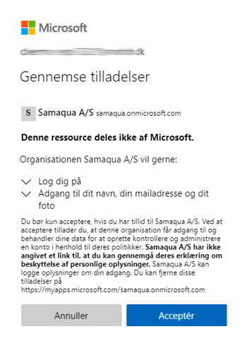 Gennemse tilladelser
