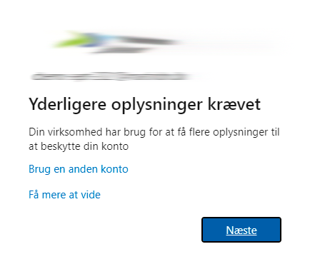 Yderligere oplysninger krævet